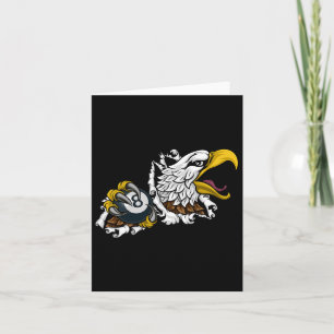 Cartão Cartoon de Bailes da Piscina 8 da Águia