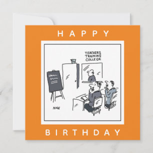 Cartão Cartoon do Colégio de Professores