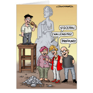 Cartão Cartoon Encantado por Clive Goddard