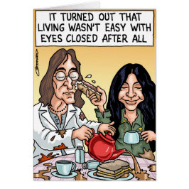 Cartão Cartoon Encantado por Clive Goddard