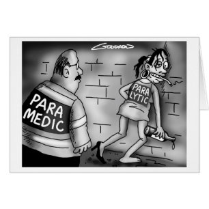 Cartão Cartoon Encantado por Clive Goddard