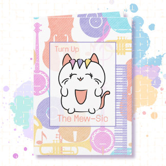 Cartão Cartoon Gato Bonito Aniversário Engraçado Dizendo