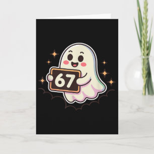 Cartão Cartoon Ghost 67 Meme 
