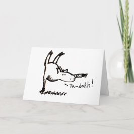 Cartão Cartoon Horse ¡Felicidades! Congratulations Card