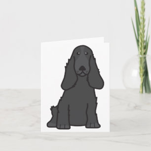 Cartão Cartoon Inglês Cocker Spaniel Dog