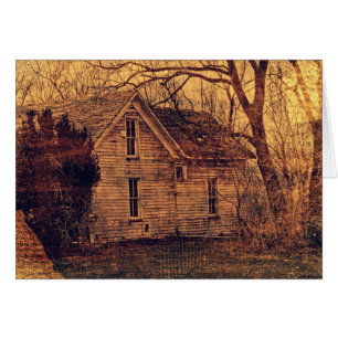 Cartão Casa abandonada