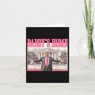 Cartão Casa Branca do Pai Trump 2024