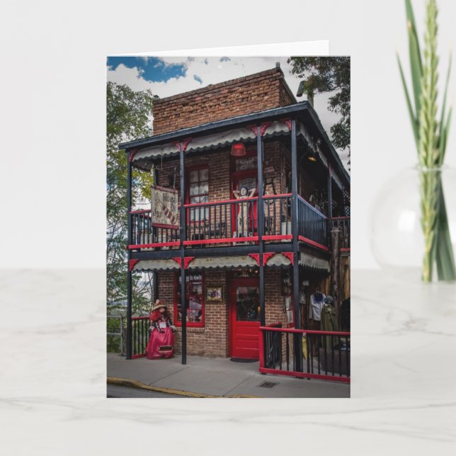 Cartão Casa da alegria Jerome, AZ. (Frente)