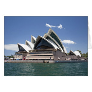Cartão Casa da Ópera de Sydney exterior, Sydney, Nova Gal