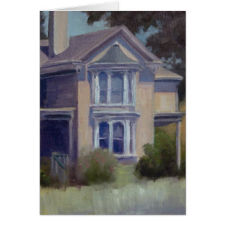 Cartão Casa da quinta do Victorian