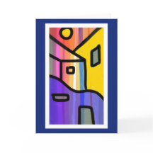 Casa de campo das férias (cartão)