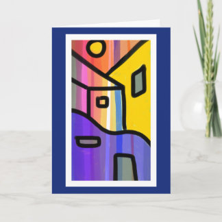 Cartão Casa de campo das férias (cartão)