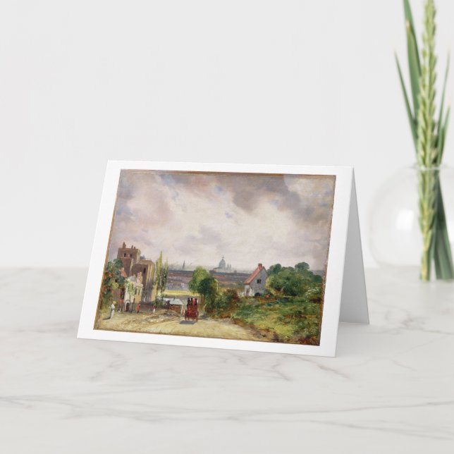 Cartão Casa de campo de John Constable | do senhor (Frente)