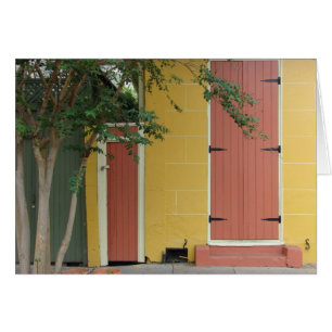 Cartão Casa de Colorfull em Nova Orleães