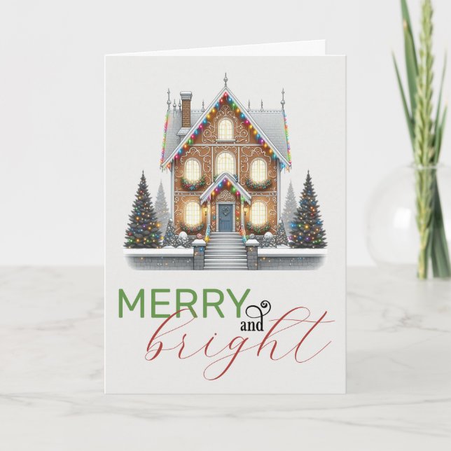 Cartão Casa de Natal (Frente)