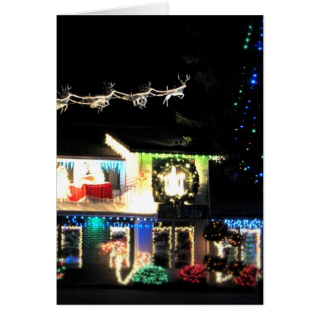 Cartão Casa de Natal (Frente)