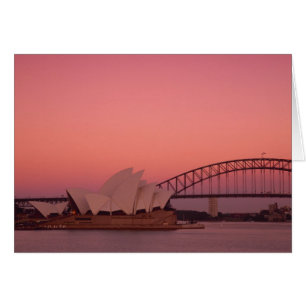 Cartão Casa de Ópera de Sydney e Porto, Nova Gales do Sul