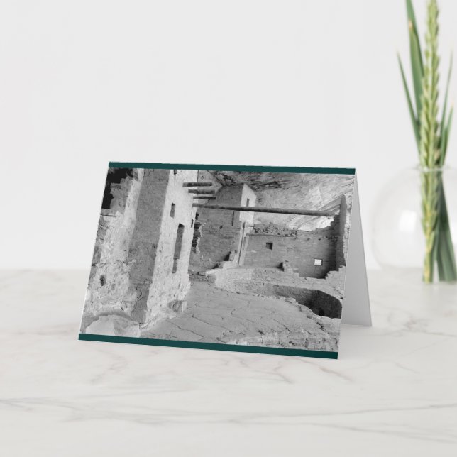 Cartão Casa do balcão, parque nacional do Mesa Verde (Frente)