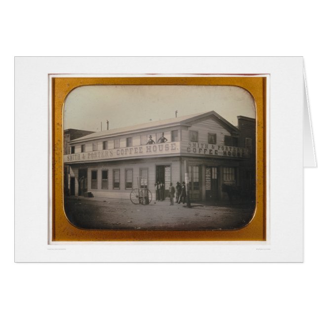 Cartão Casa do café de Smith e de porteiro…  (40084) (Frente Horizontal)