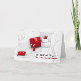 Cartão Casa do Interior Vermelho Branco Vermelho do Anive