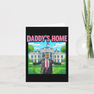 Cartão Casa do Papai Casa Branca 2025 Presidente Trump _1