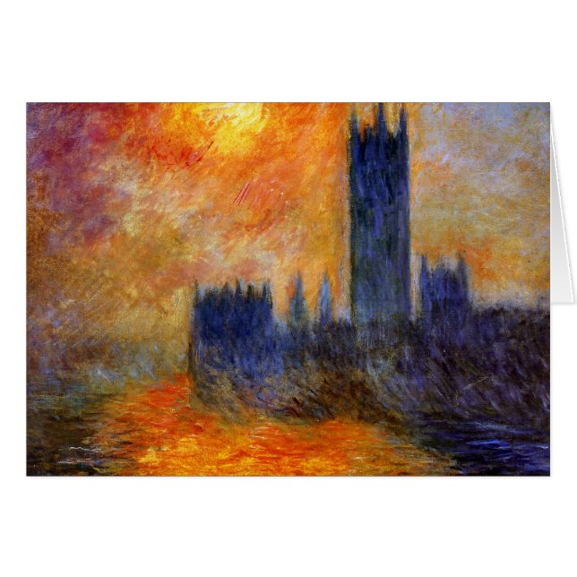 Cartão Casa do Parlamento Sun (Frente Horizontal)