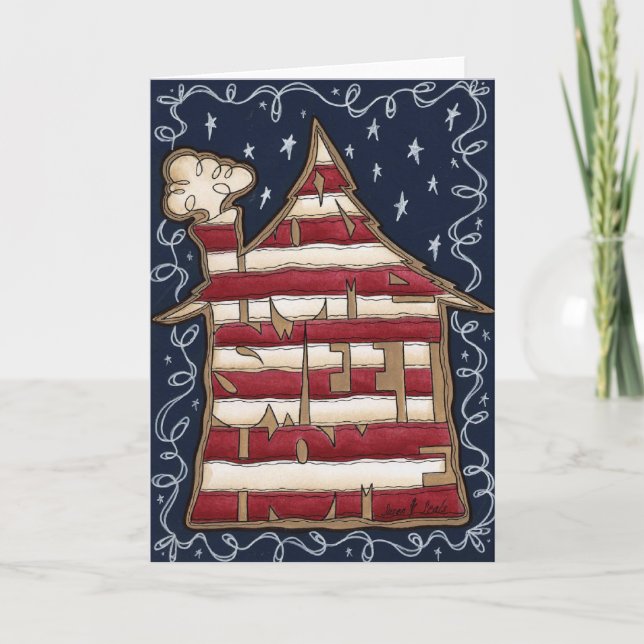 Cartão casa doce home (Frente)