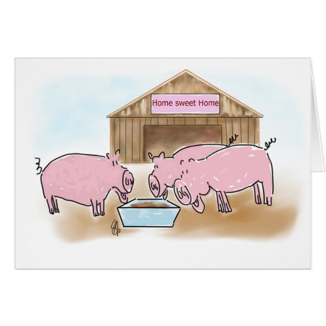 Cartão Casa doce Home (Frente Horizontal)