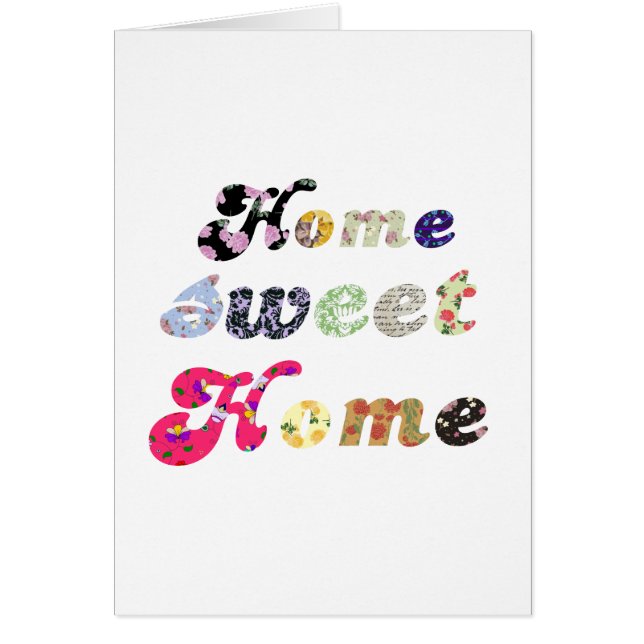Cartão Casa doce Home (Frente)