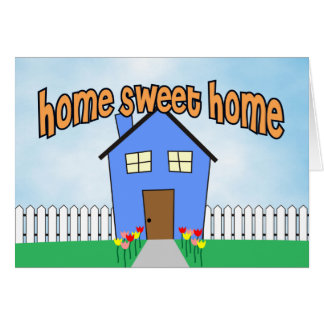 Cartão Casa doce Home