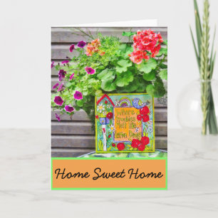 Cartão Casa Doce Nova Onde Problemas Derretem