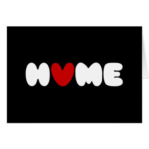 Cartão Casa É Onde O Coração Está