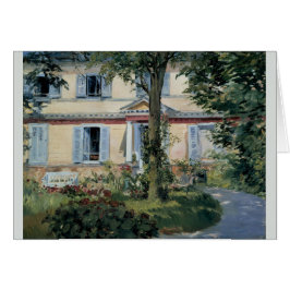 Cartão Casa em Rueil Edouard Manet