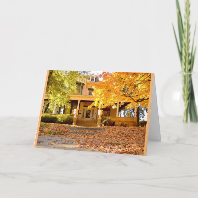 Cartão Casa esplêndido (Frente)