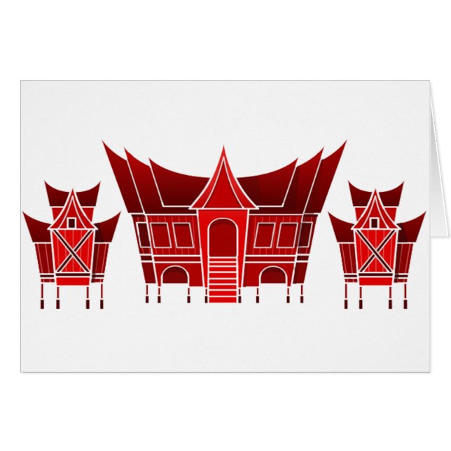 Cartão casa étnica (Frente Horizontal)