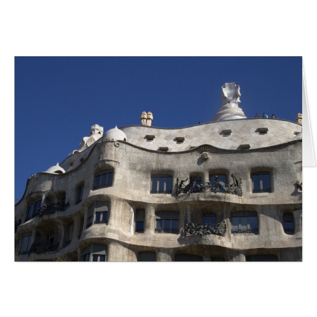 Cartão Casa Milà, Barcelona (Frente Horizontal)