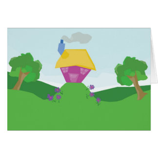 Cartão Casa no monte