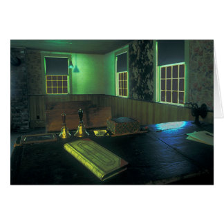 Cartão Casa original de uma sala na escola