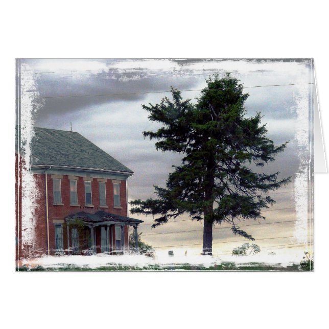 Cartão Casa Vazia (Frente Horizontal)