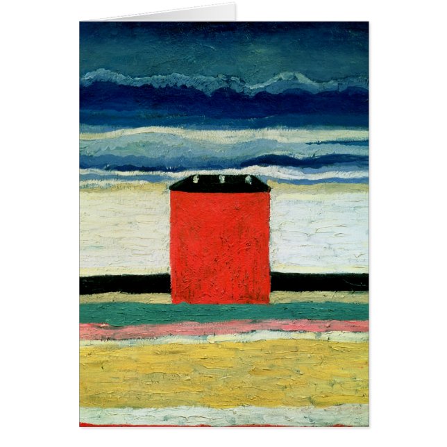 Cartão Casa vermelha, 1932 (Frente)