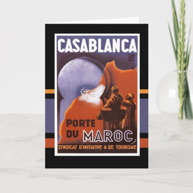 Cartão Casablanca (Frente)