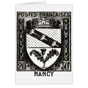 Cartão Casaco de Armas, Nancy França