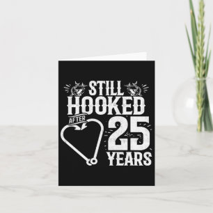 Cartão Casado 25 Anos - Casal De Pesca - Casamento 25 A