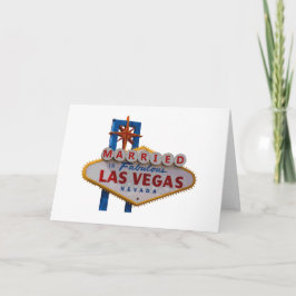 Cartão CASADO Em Las Vegas Card