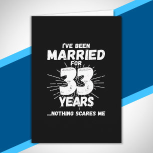 Cartão Casais Casados há 33 Anos Engraçado 33º Aniversári