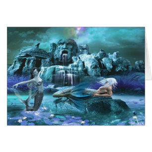 Cartão Casais da sereia