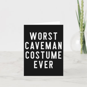 Cartão Casais Halloween Costume Shirts Pior Caveman Cos