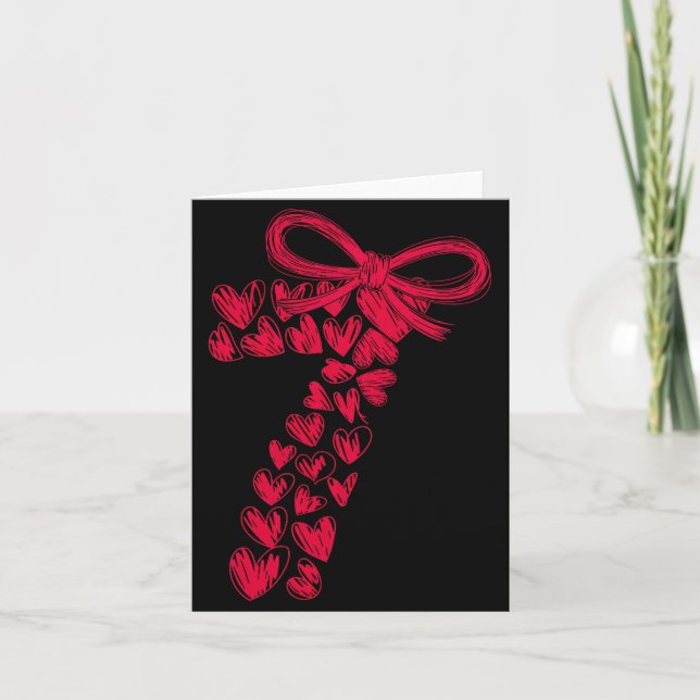 Cartão Casal 7 67 - Fofo Seis Sete Corações Casal 67 Va (Frente)