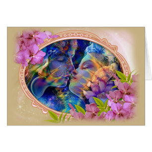 Cartão Casal amoroso personalizado