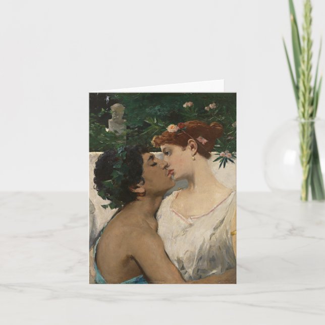 Cartão Casal Beijando (Frente)